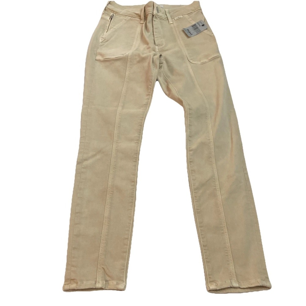 Mavi New Fit Pants Jeans 27x26 Skinny Womens Beige 100872